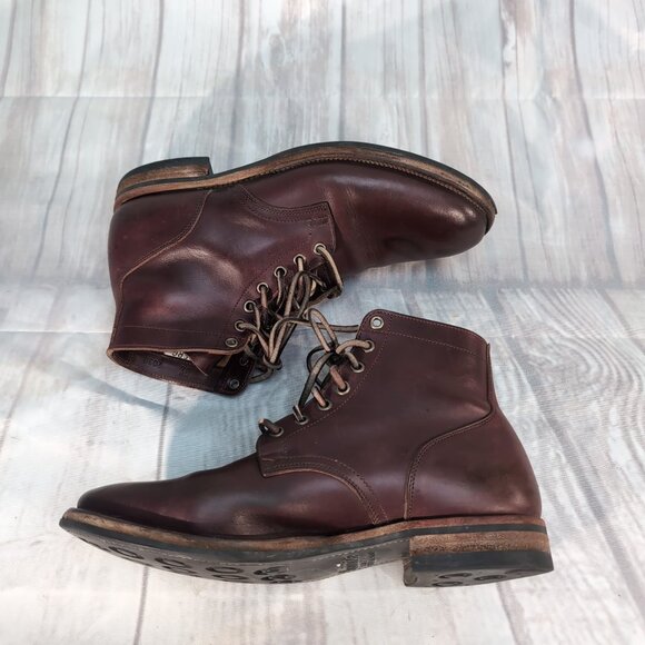Viberg 2030 Service Boots Brown Leather – Size 8.5 - Picture 9 of 11